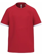 Kariban ProAct PA 4046 Dětské kontrastní sportovní tričko 20.4046 sporty red/white Kariban ProAct PA 4046 Dětské kontrastní sportovní tričko 20.4046 sporty red/white