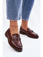 Dámské kožené Mokasíny Vinceza 18132 hnědé