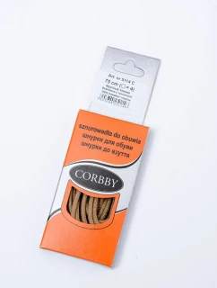 Beige Voskované Tenké Šněrovací Provázky Corbby