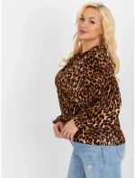 Košile LK KS 509188.38P světle hnědá