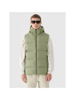 Pánské péřové tričko bez rukávů s přírodní výplní 4F 4FWAW24TVJAM148-43S