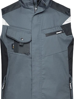 Daiber JN 822 Pracovní vesta - Strong 02.0822 carbon/black