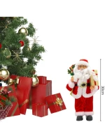 Vánoční dekorativní mickey stojící deluxe 30cm RED dětské