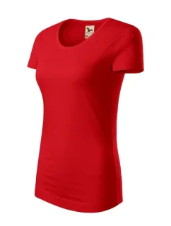 Origin (GOTS) tričko dámské červená
