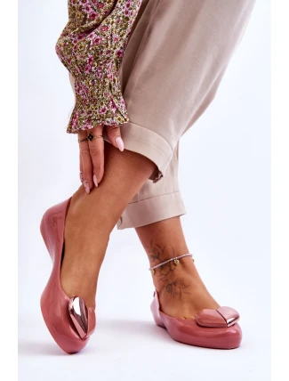 Dámské baleríny ZAXY se srdcem LL285028 Růžová