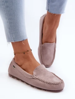 Dámské lodičky z ekologického semiše fialové Amrutia