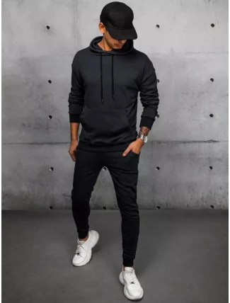 FashionStreet černá pánská tepláková souprava AX0681