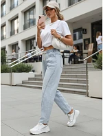 Dámské džíny s pasem světle modré FashionStreet UY3009