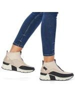 Rieker W RKR608 béžová kotníčková obuv Rieker W RKR608 béžová kotníčková obuv