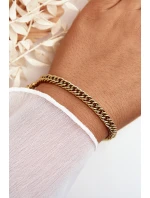 Nastavitelný klasický brnění náramek zlate Nastavitelný klasický brnění náramek zlate