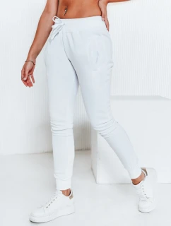 Dámské tepláky FITS bílé UY0134