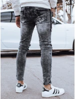 Pánské černé džínové kalhoty FashionStreet UX4322 Pánské černé džínové kalhoty FashionStreet UX4322