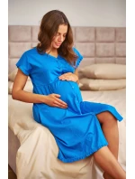 Dámská těhotenská košile 9600 blue - Doctornap Dámská těhotenská košile 9600 blue - Doctornap