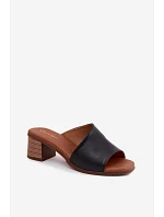 Klapky na podpatku model 227928 Step in style
