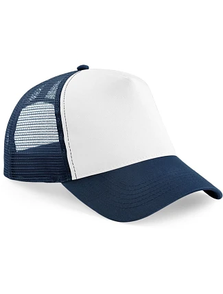 Beechfield B 640B Dětská 5 panelová kšiltovka Trucker 53.640B french navy/white