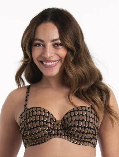 Style Cosima Top Bikini - horní díl 8724-1 black - RosaFaia