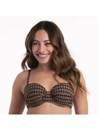 Style Cosima Top Bikini - horní díl 8724-1 black - RosaFaia