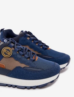 Pánské sportovní tenisky Big Star HI-POLY SYSTEM – tmavě modré