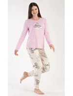 Dámské pyžamo dlouhé Dívka na kole