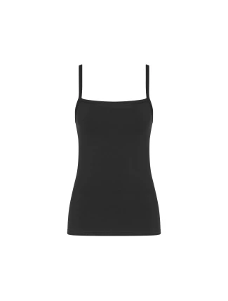 Dámské tílko EVER Ease Spaghetti Shirt - BLACK - černé 0004 - SLOGGI