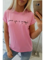 Nakupování je moje kardio halenka světle růžová