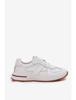 Kožené Dámské Sportovní Boty Tenisky Daniel Lopez Just Dare SS2D4042 Bílé Kožené Dámské Sportovní Boty Tenisky Daniel Lopez Just Dare SS2D4042 Bílé