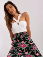 Kalhoty D73770R62237B černá zelená