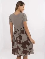 Šaty DHJ SK 253701.80 tmavě lila