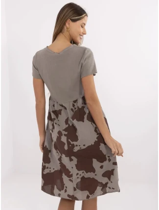 Šaty DHJ SK 253701.80 tmavě lila