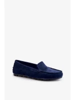 Dámské semišové mokasíny Navy Blue Ranica