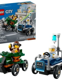 LEGO CITY 60459 Letadlo versus nemocniční lůžko