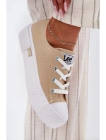 Dámské tenisky na platformě Béžové LEE ISLA C WOMEN LOW 50251001