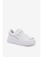 Dětské tenisky na suchý zip Big Star SS374042 Bílé