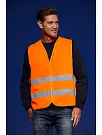 Daiber JN 815 Bezpečnostní vesta pro dospělé 02.0815 fluorescent orange Daiber JN 815 Bezpečnostní vesta pro dospělé 02.0815 fluorescent orange