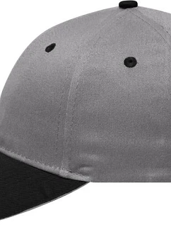 Daiber MB 6212 6 panelová sandwich kšiltovka 03.6212 light grey/black/light grey