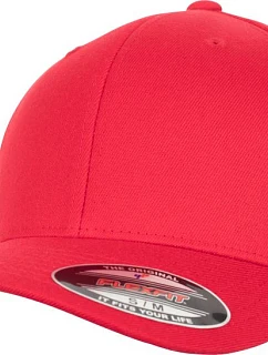Flexfit 6477 6 panelová kšiltovka 55.6477 red