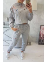 Izolovaná sada s barevným potiskem šedá Izolovaná sada s barevným potiskem šedá