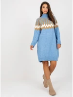 LC SK 0098 šaty.37X modrá LC SK 0098 šaty.37X modrá