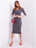 Šaty CZ SK 4196.00 tmavě šedá