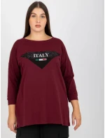 Halenka VI BZ 2911.82P tmavě fialová Halenka VI BZ 2911.82P tmavě fialová