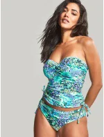 Dámský spodní díl plavek Cape Verde Gather Pant SW1667 Zelená mix - Panache Dámský spodní díl plavek Cape Verde Gather Pant SW1667 Zelená mix - Panache