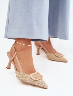 Sandály na podpatku  model 225205 Step in style