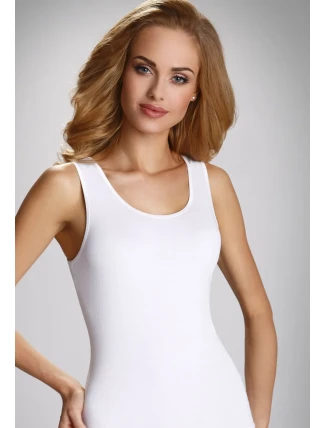 Bílá dámská košilka Eldar Clarissa XXL-XXXL Bílá dámská košilka Eldar Clarissa XXL-XXXL