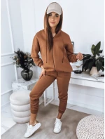 Dámský teplákový komplet AMILIA PREMIUM mocha FashionStreet AY0736