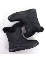 Dámské ploché zateplené sněhule černé Potocki KI24322