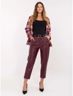 IT kalhoty SP FL8576.06P bordó