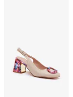 Sandály na podpatku  model 210693 Step in style