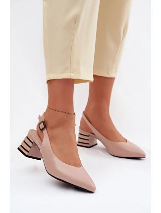 Sandály na podpatku  model 226500 Step in style