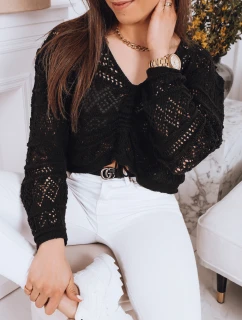 MISTELLA dámský svetr černý FashionStreet MY1538