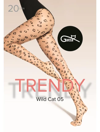 Punčocháče Gatta Trendy Wild Cat wz.05 20 den 2-4